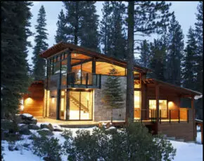 Marvelous Modern Mountain Home In Truckee, California is a Prefab Hybrid.