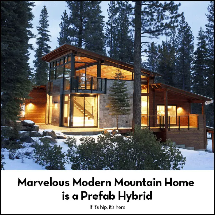 Sagemodern Prefab home in Truckee