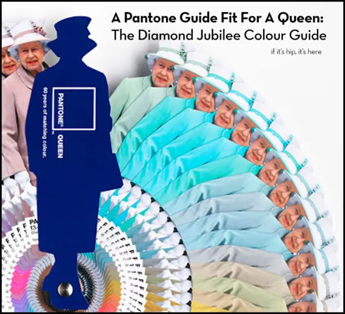Pantone Queen Elizabeth jubilee IIHIH