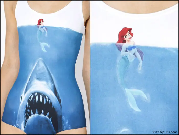 JAWS vs Ariel swimsuit