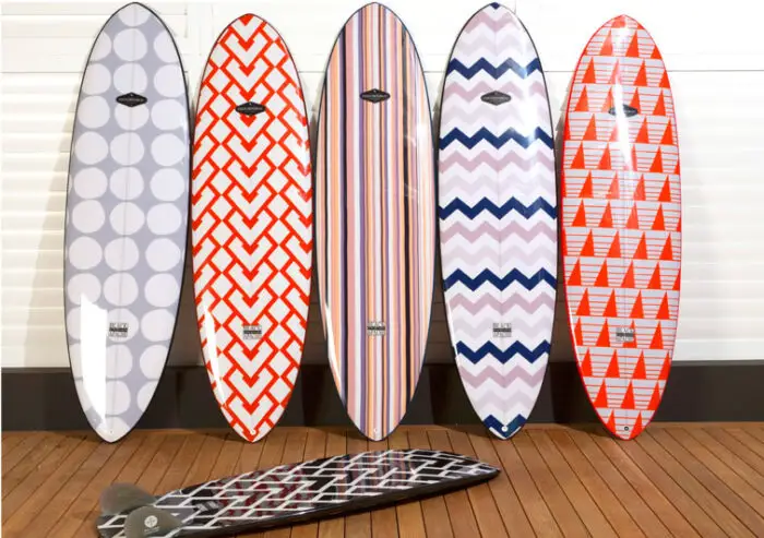 Read more about the article Stylish Surfcrafts from Coco Republic. Mini Malibu and Mini Simmons Surfboards.