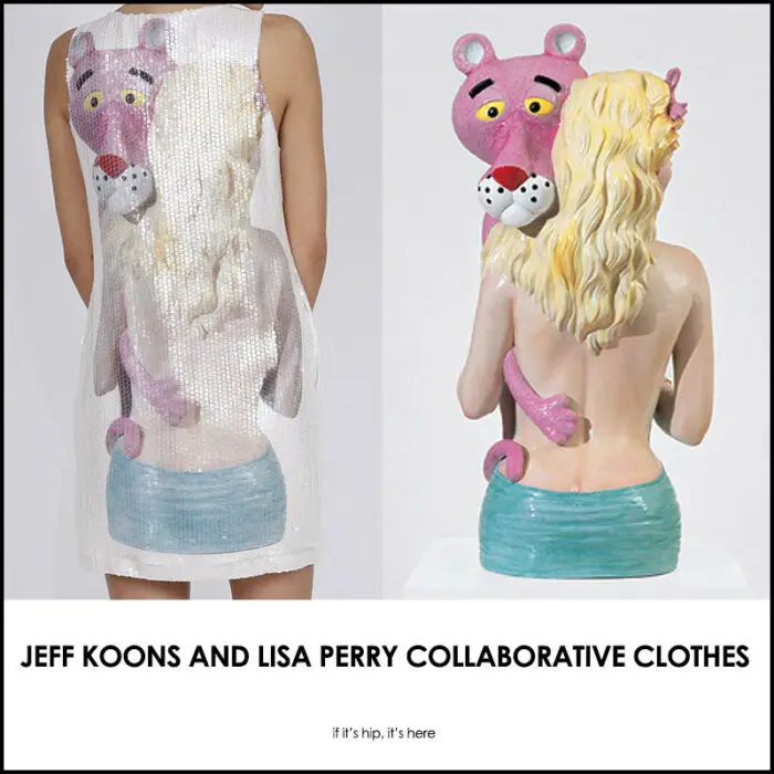 jeff koons lisa perry collaborate