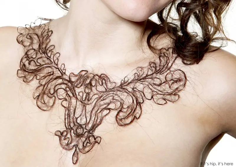 human hair necklaces