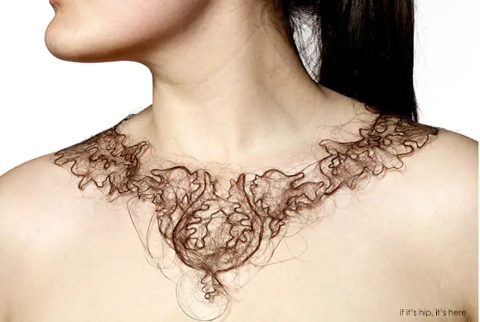 human hair necklaces