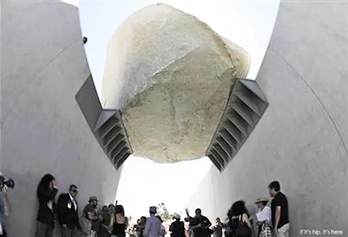 Read more about the article The Rock Has Landed. Levitated Mass, A 340 Ton Boulder by Michael Heizer, Hits LACMA.