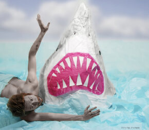 Killer Piñatas In Aquatic Environments. Paper Sculptures from Under The Sea.