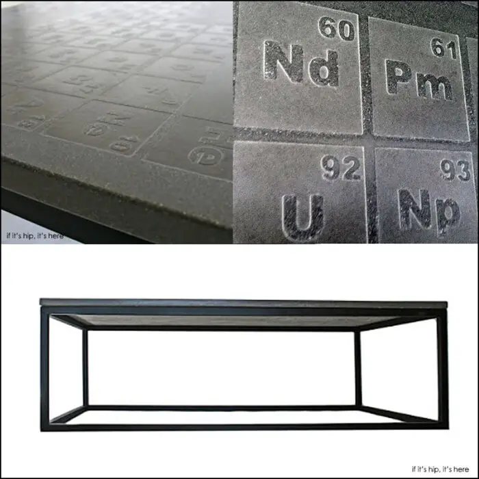 Periodic Concrete Coffee Table