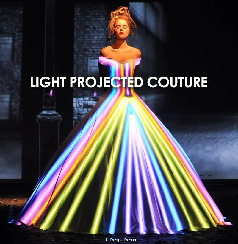 franck sorbier light projected couture