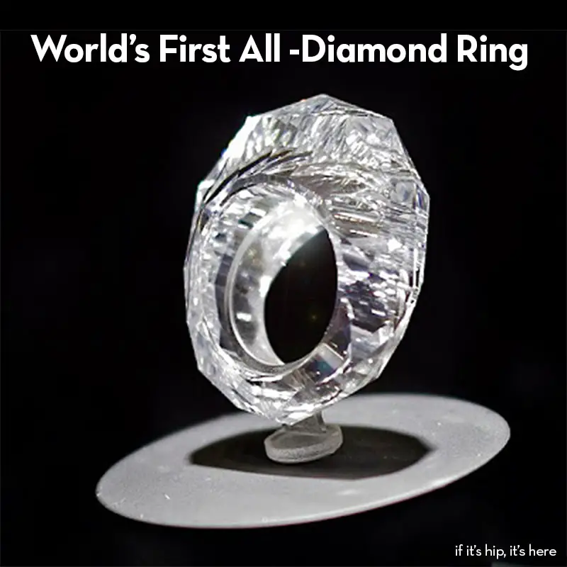 world's first all diamond ring