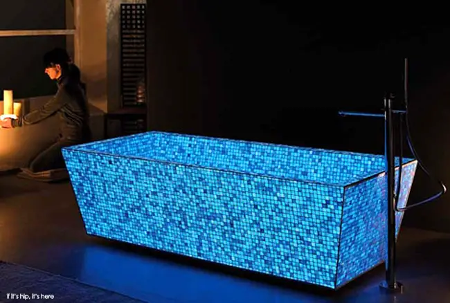 Lucedentro photoluminescent tiles