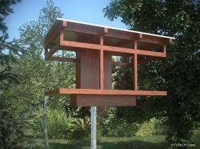 Neoshed Birdhouses and Bird Feeders For Modern Architecture Lovers.