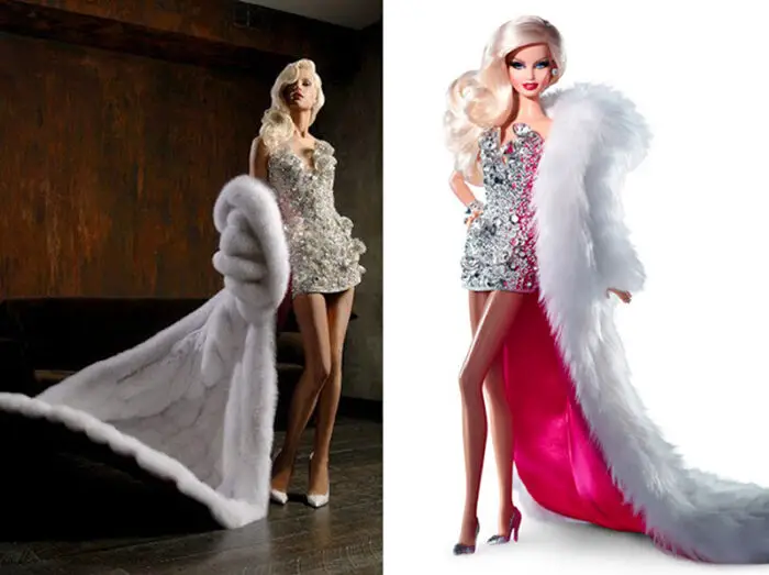 phillipe blond and silver diamond barbie