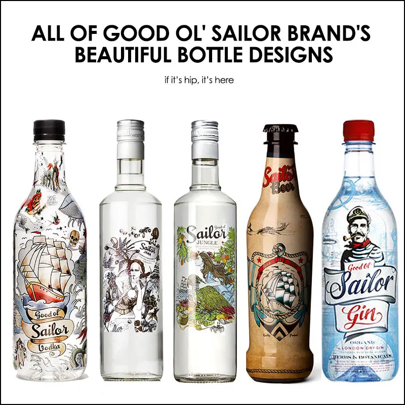 Good Ol' Sailor Brand's Bottle Designs