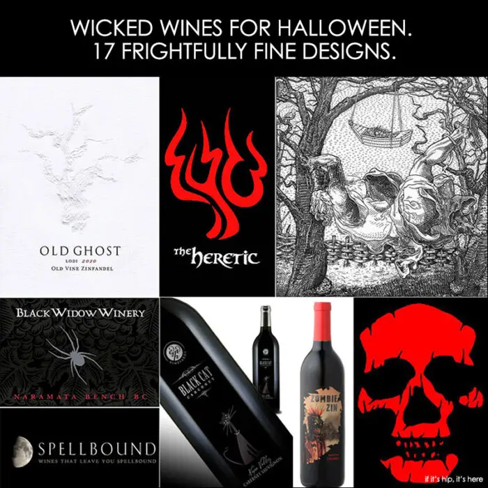 Read more about the article Wicked Wines For Halloween. Seventeen Of The Frightfully Finest Wines, Bottle and Label Designs.