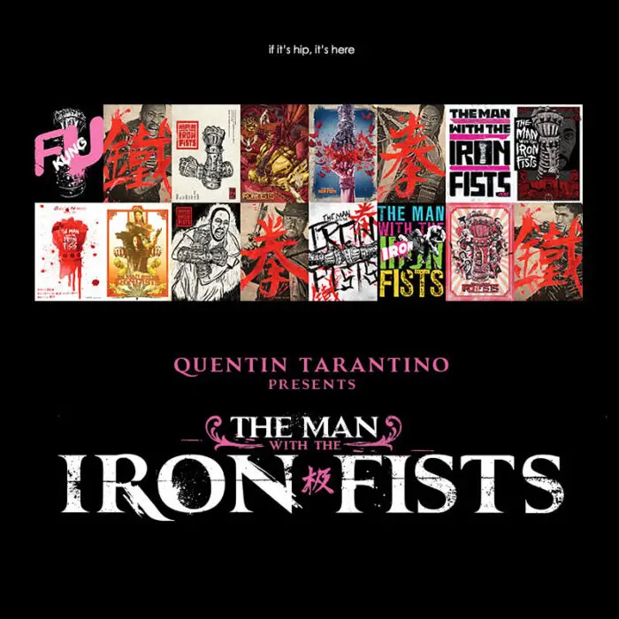 Read more about the article Artists Design 16 Special Movie Posters You Can Tear-Off and Take-Away For The Man With The Iron Fists.