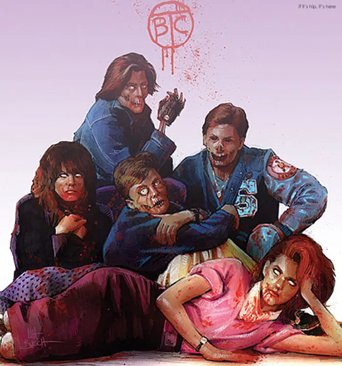 Read more about the article Classic 80s Movie Posters Get The Zombie Treatment In the Latest Incarnation By Matt Busch. Plus Some Other New & Notable Additions.
