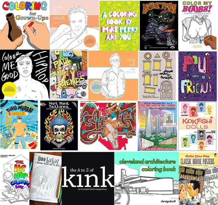 Read more about the article The Coolest Coloring Books For Grown-Ups Part III – 25 New Adult Coloring Books.