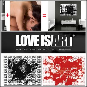 Now Lovemaking Is An Art You Can Frame. New Art Is Love Kits by Jeremy Brown.