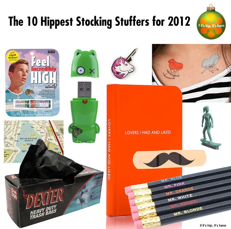 10 hippest stocking stuffers with title