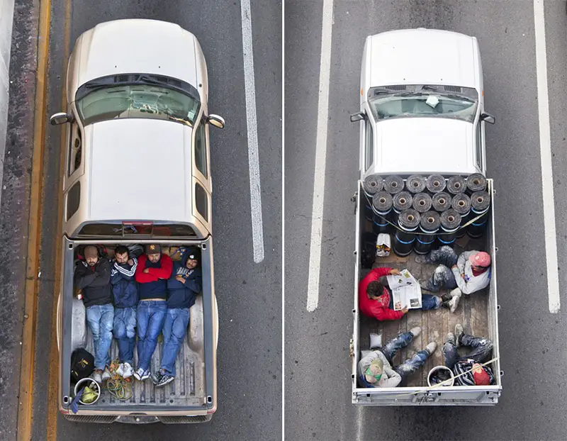 carpoolers by alejandro cartagena
