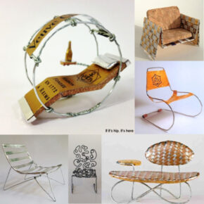 The DWR Champagne Cork Chair Contest Winners, Finalists and Honorable Mentions.