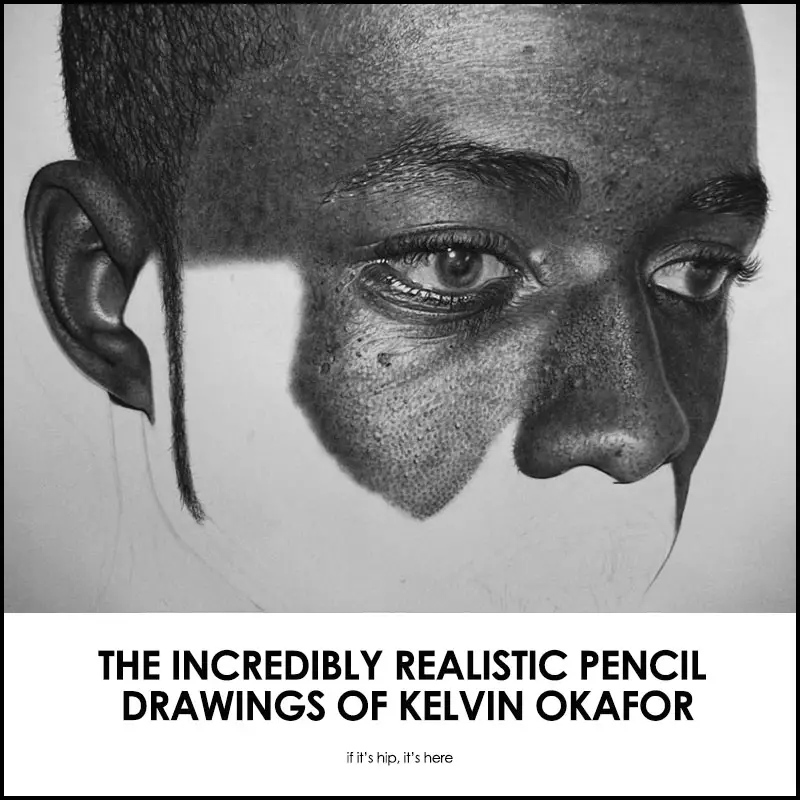 Kelvin Okafur pencil drawings