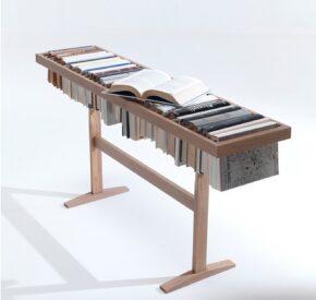 The Booken Is A Table, A Shelf and a Library In One.