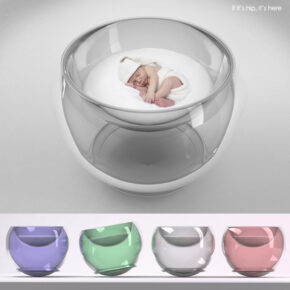 The Hypo-Allergenic Baby Bubble Bed Is So Cute, It May Induce Pregnancy.