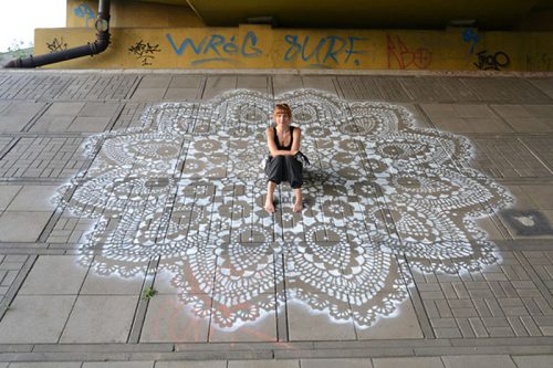 Read more about the article Urban Lace. The Softer Side of Street Art by Poland Artist NeSpoon.