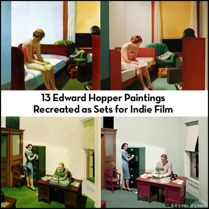 edward hopper paintings recreated