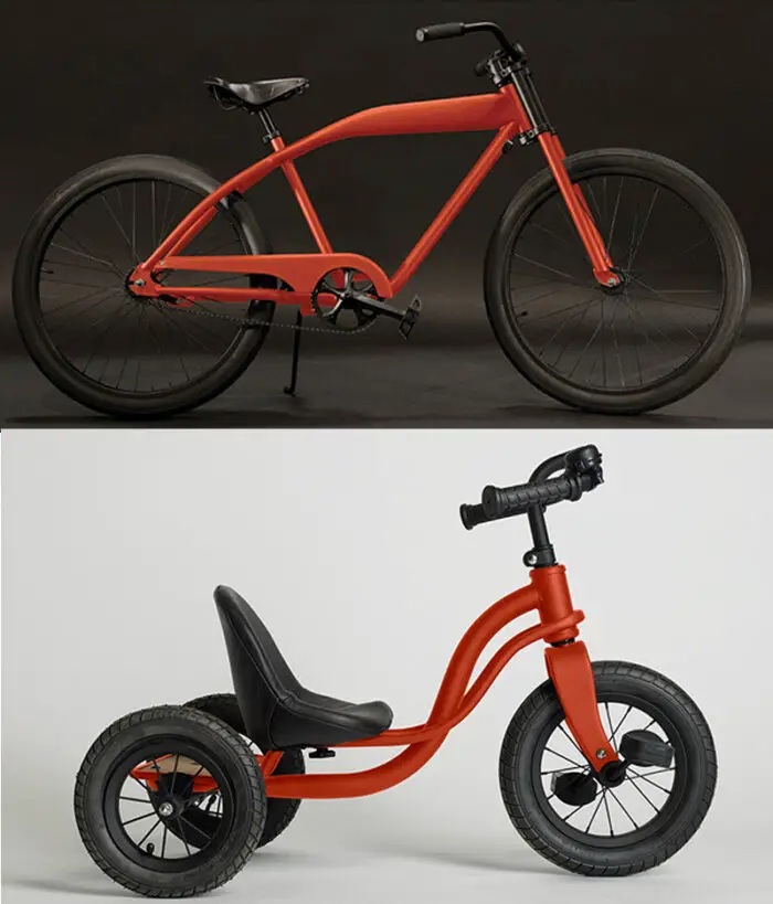 Read more about the article Custom Built Vintage-Style Beach Cruiser & Cool Kid’s Tricycle by James Perse