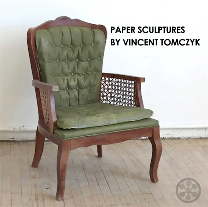 Read more about the article Chairs, Clothes and Objects Made Entirely Of Paper By Vincent Tomczyk.