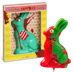 Zombie Easter Bunny and Zombie Bunny Lollipops.