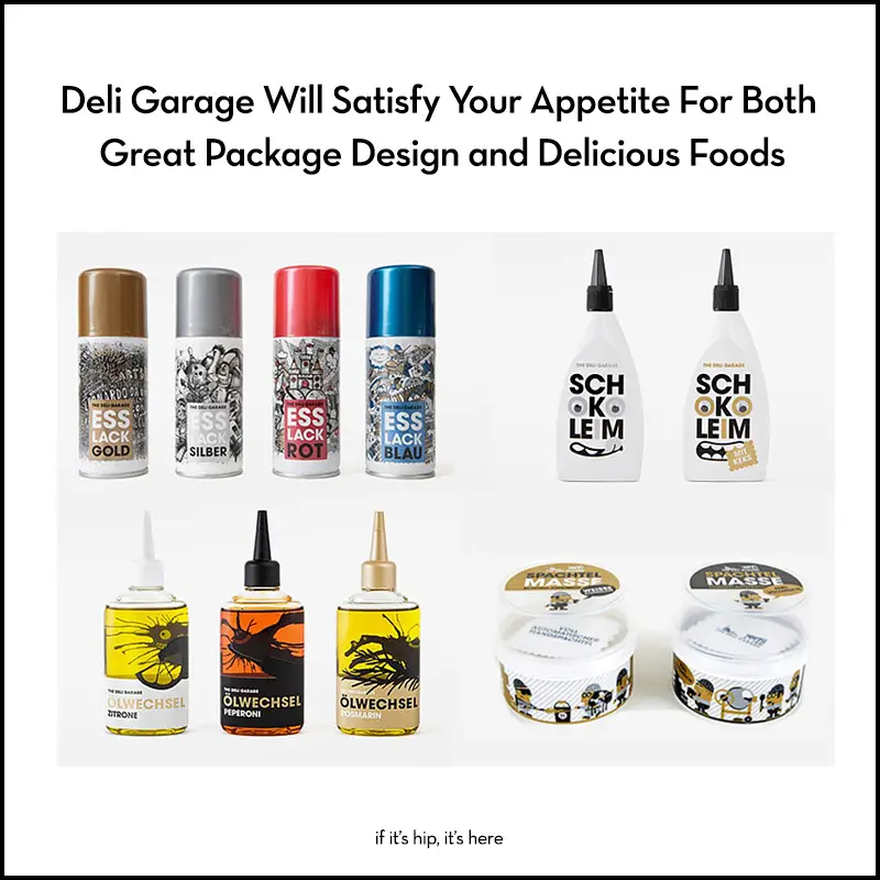 Deli Garage foods and packaging