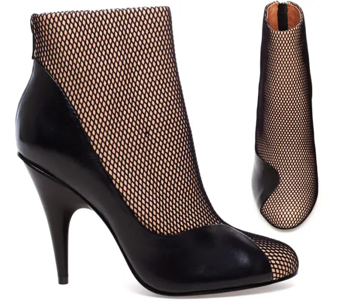 Read more about the article Phillip Lim’s Bizarre Ankle Boots Give The Illusion Of Wearing Pumps and Fishnets.