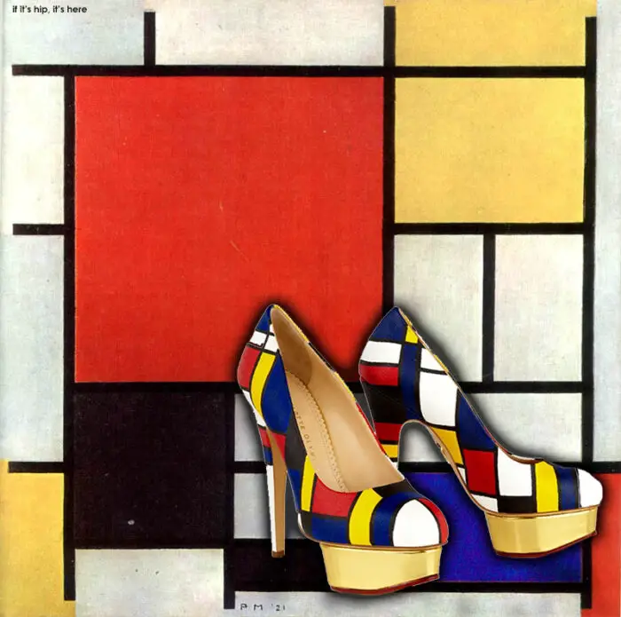 mondrian+painting+and+painted pumps