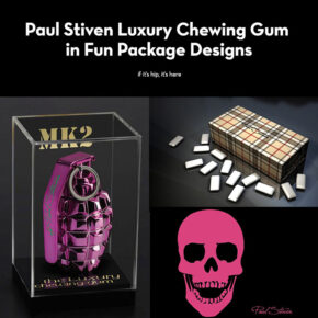 Gum In Grenades And Burberry Plaid. A Great Idea In Need of Better Branding – Paul Stiven Luxury Chewing Gum.