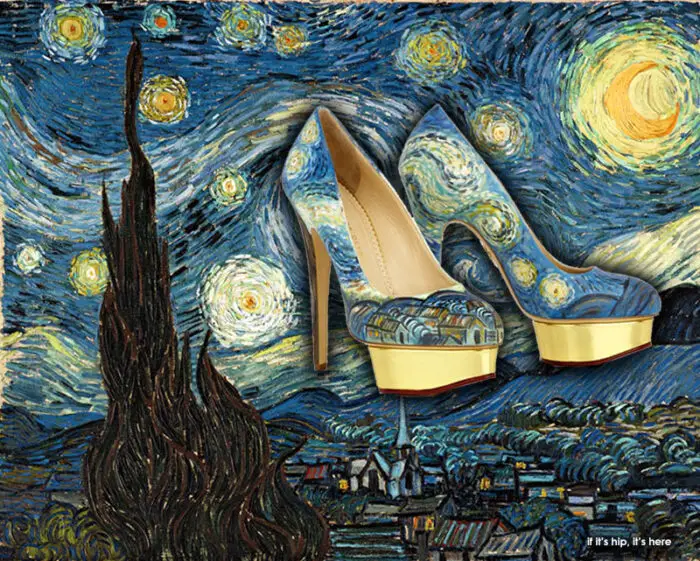 vangogh-starry+night+painted pumps