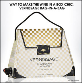 Vernissage Wine In A Handbag. French Wines In Chic Packaging. What A Great Idea.