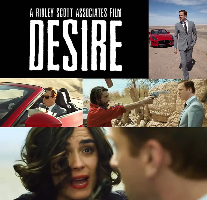 Read more about the article Damien Lewis + Lana Del Rey + Action = DESIRE A Short Film For Jaguar and A Look Behind The Scenes.