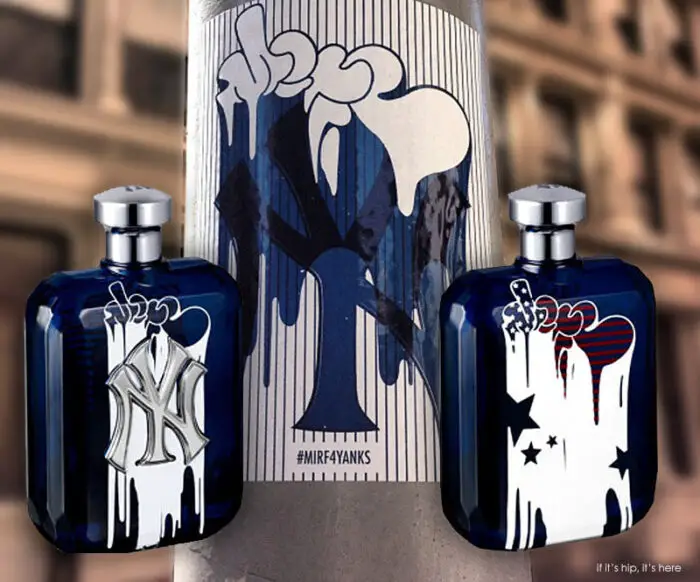 Read more about the article Graffiti Artists MIRF Create Limited Edition Fragrance Bottle For NY Yankees.