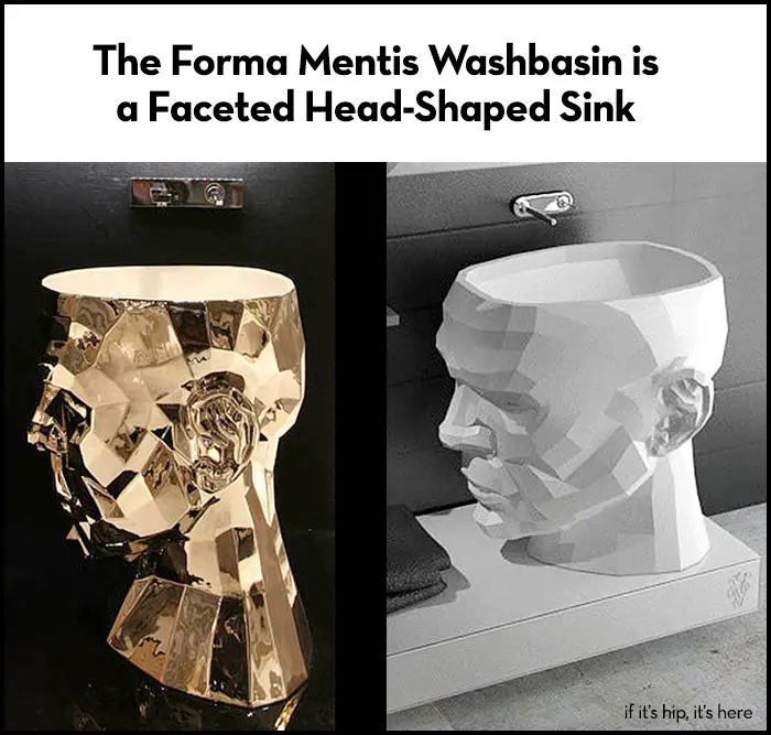 Read more about the article An Angular Head Becomes A Sink in The Forma Mentis Washbasin.