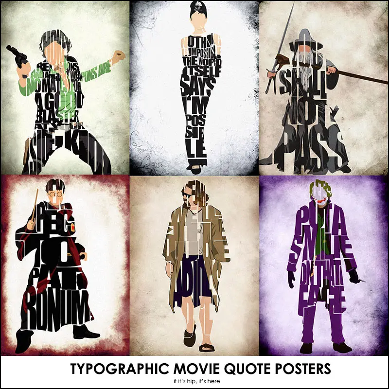 typographic-movie-quote-posters