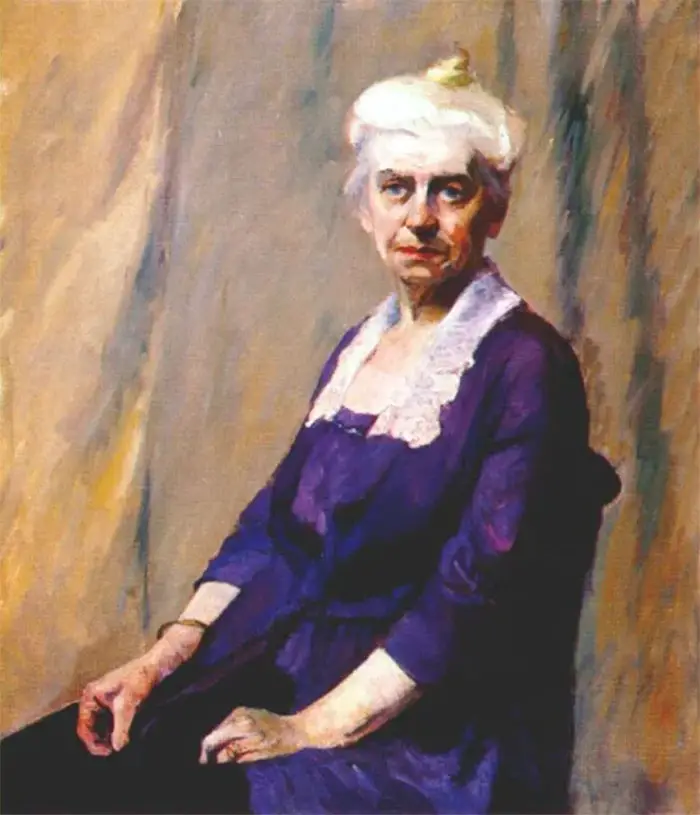 Edward Hopper, Elizabeth Griffiths Smith Hopper, the artist's mother, 1916