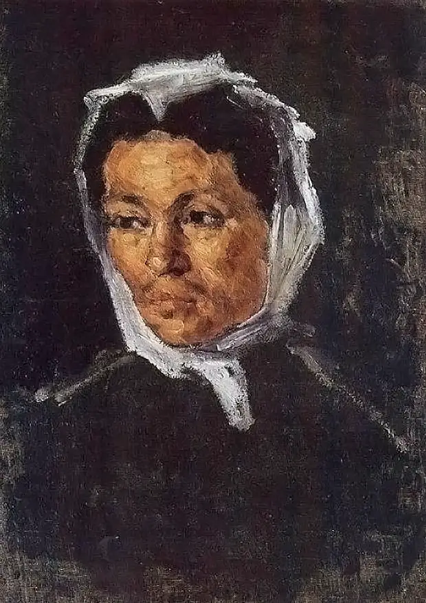 Paul Cezanne, Portrait of the Artist's Mother, 1866-67