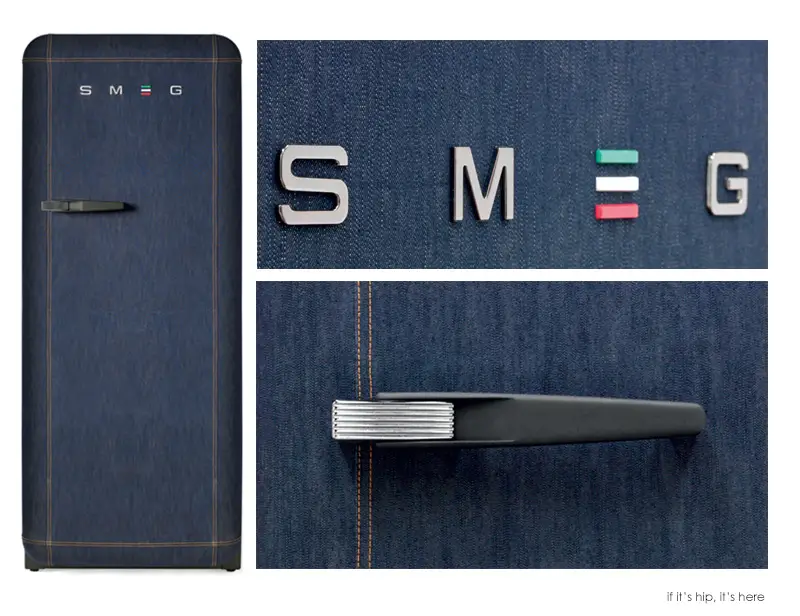 SMEG FAB28 Jeans Refrigerator at if it's hip, it's here