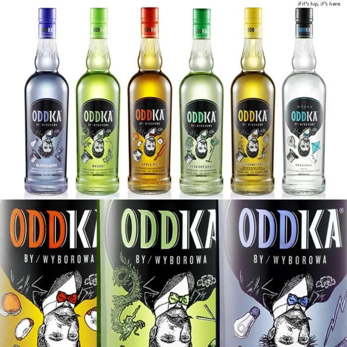Read more about the article Wasabi and Salty Caramel Popcorn Vodka? Introducing Oddka, Crazy and Beautiful Flavored Vodkas From Wyborowa.