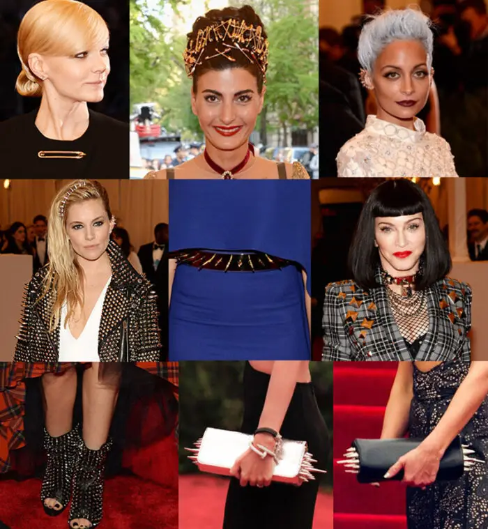 Read more about the article Studs, Spikes and Safety Pins. 20 Celebs That Rocked The Punk Look At The 2013 Met Gala.