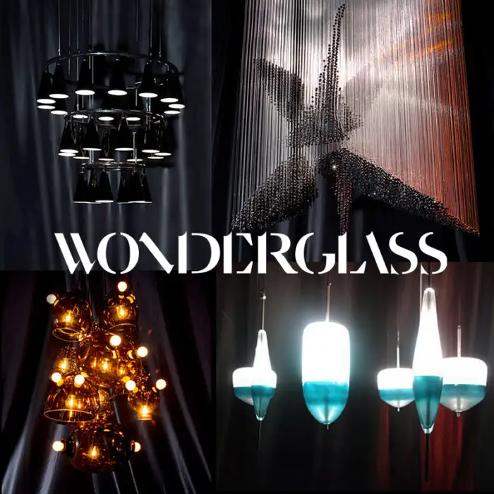 Read more about the article Wonderglass: Collaborative Modern Chandeliers By Zaha Hadid, Jaime Hayon, Nendo and Nao Tamura.