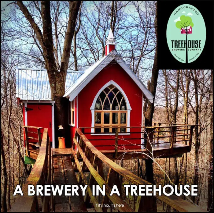 Brewery in a treehouse